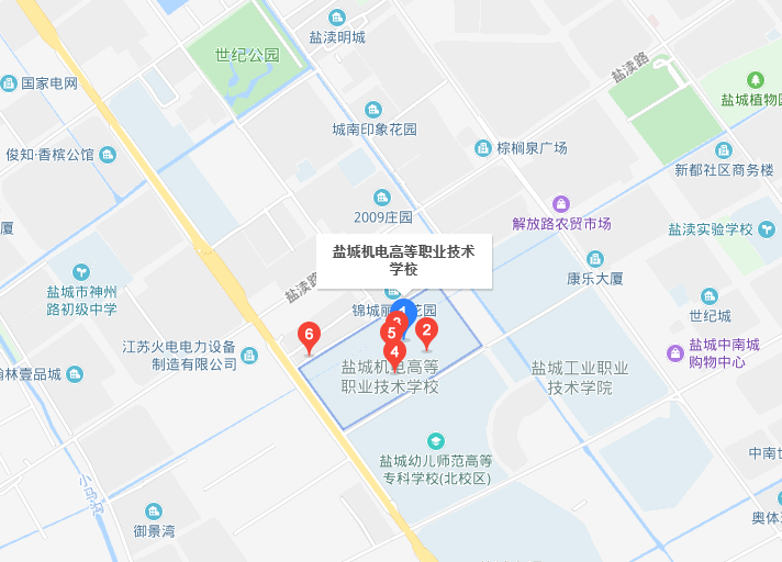 鹽城機電高等職業(yè)技術(shù)學校地址在哪里