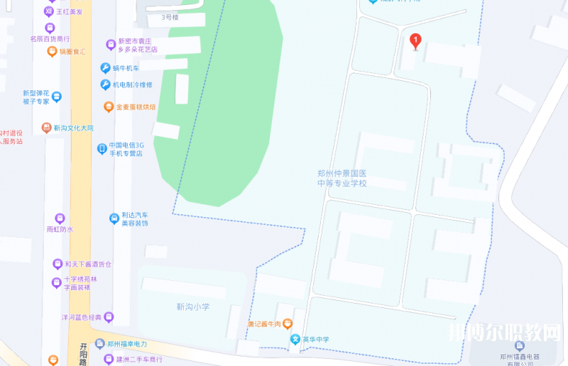 鄭州仲景國醫(yī)中等專業(yè)學校地址，乘車路線