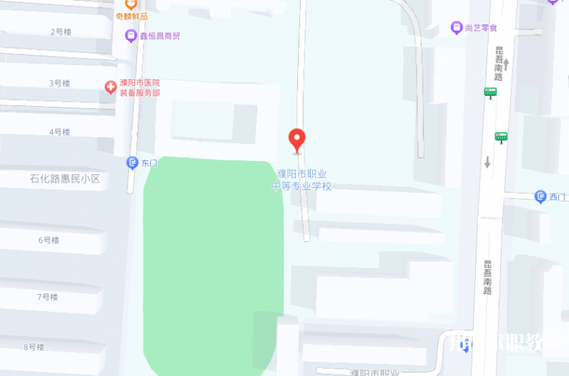濮陽油田職業(yè)中等專業(yè)學(xué)校地址，乘車路線