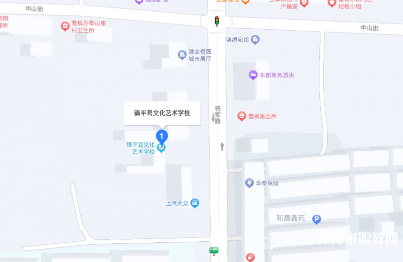 鎮(zhèn)平縣文化藝術(shù)學校地址，乘車路線