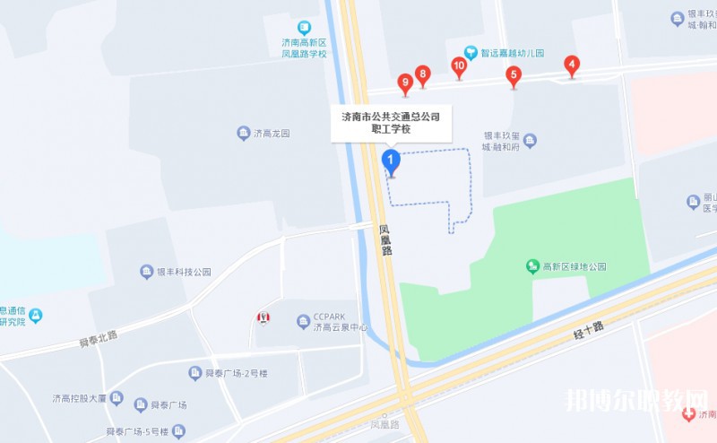 濟(jì)南市公共交通職業(yè)高級中學(xué)地址，乘車路線