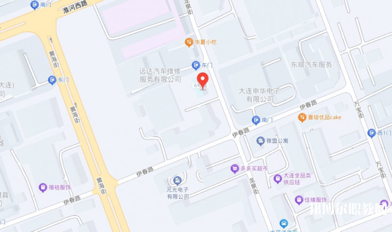 大連市蘭克藝術(shù)中等職業(yè)學(xué)校地址，乘車路線