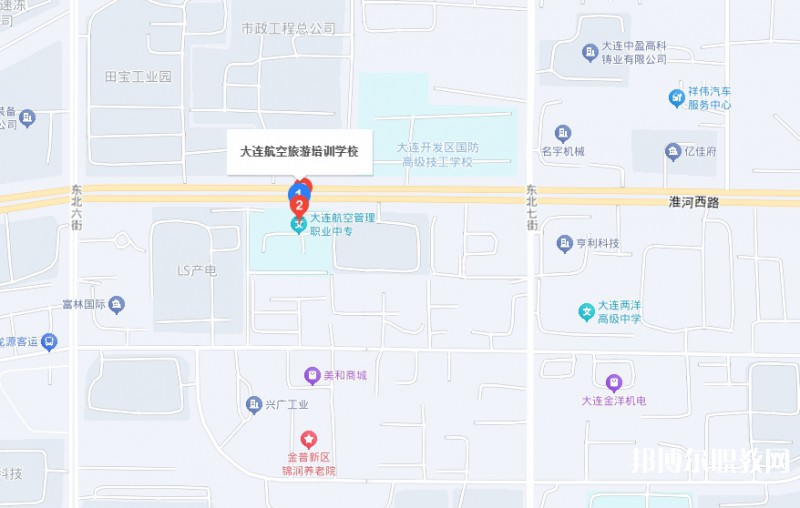 大連航空管理中等職業(yè)技術學校地址，乘車路線