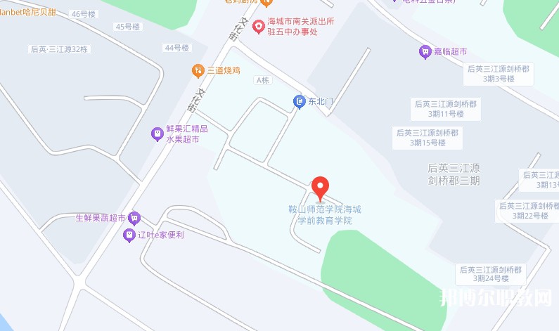 鞍山市廣播電視學(xué)校地址，乘車路線