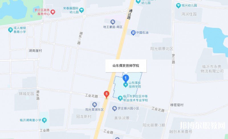 山東煤炭技師學(xué)院地址，乘車路線